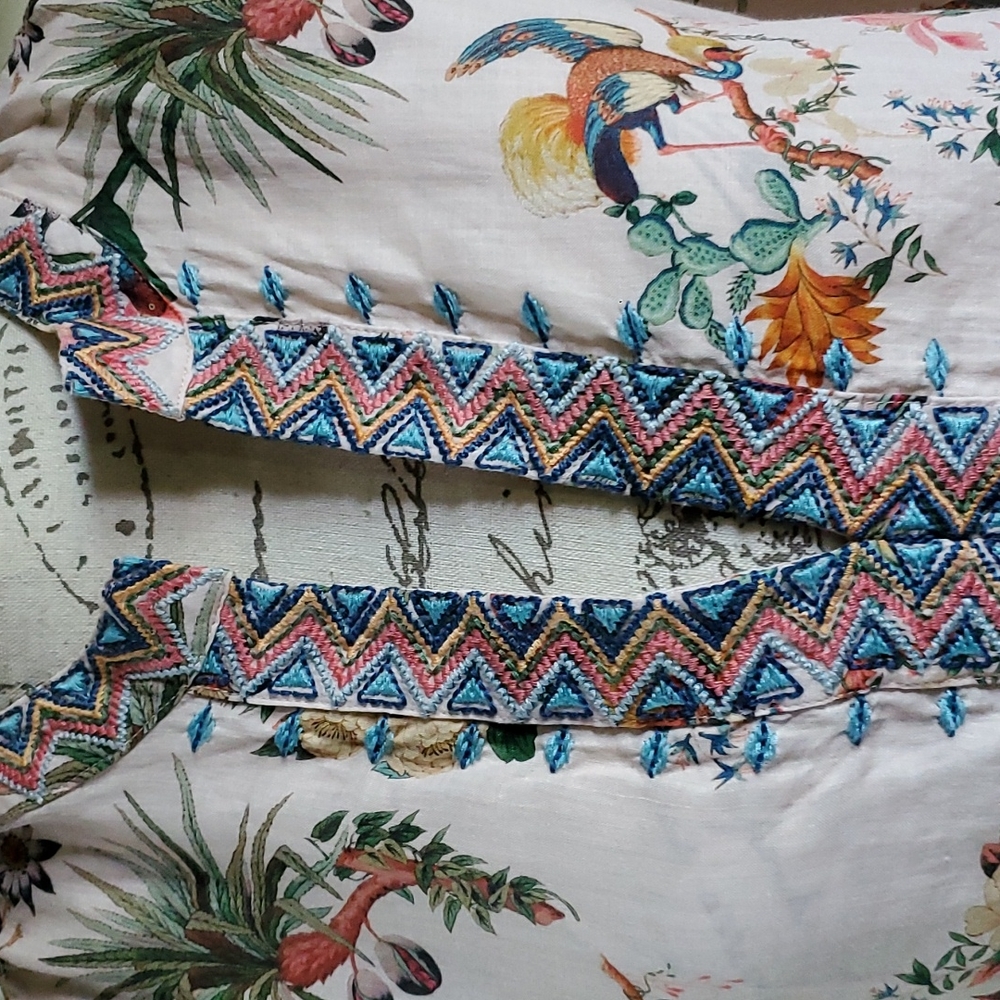 🏆HostPick🏆Johnny Was Effortless Puff Sleeve Tunic - Picture 2 of 8